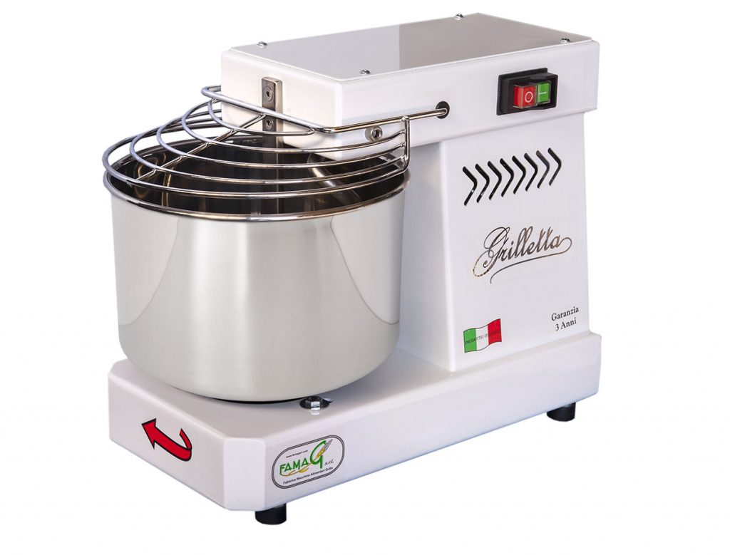 Impastatrice A Spirale Famag Grilletta IM 5 Con Motore Elettrico 5 KG